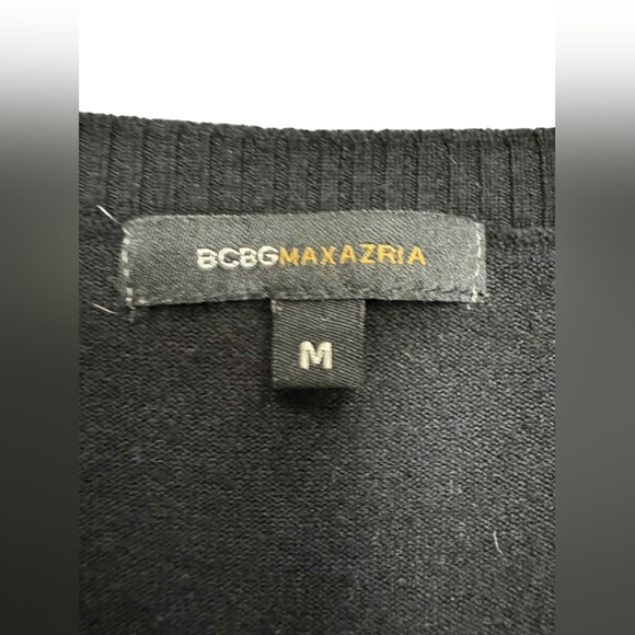 BCBG Max Azria Knit Dress Black Size Medium SS Women’s size medium EUC - Picture 6 of 9